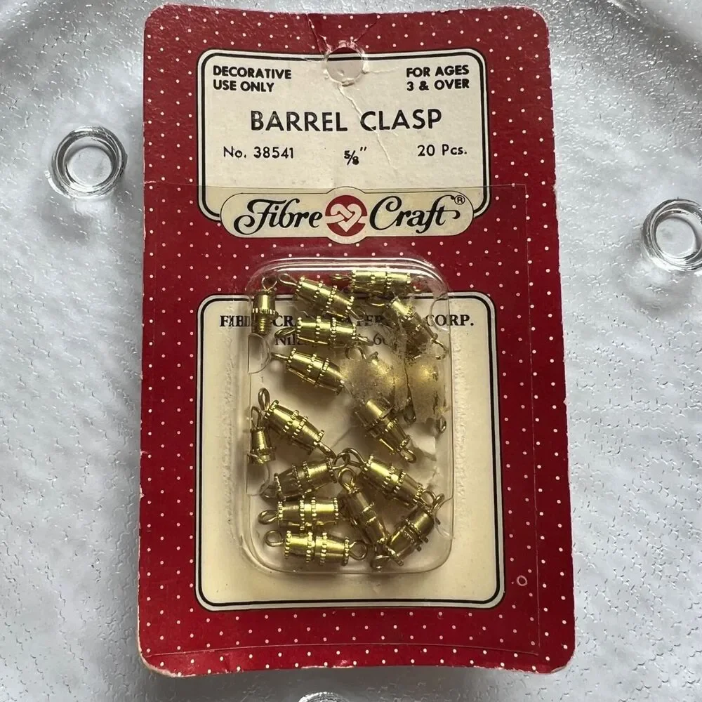Lot of Jewelry Clasps Barrel Clasps Five Strand Tube Bar Toggle Clasp